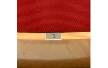 Aluminium Seat Numbering